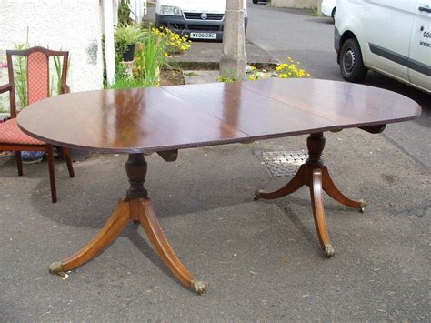 vintage oval extending dining table   seater folding table