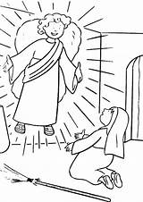 Kleurplaten Kerstverhaal Engel Kerst Engelen Bijbel Visits Verschijnt Bijbelse Herders Jezus Geboorte Knutselen Bezoeken Kleuters Advent Zingende Nativity sketch template