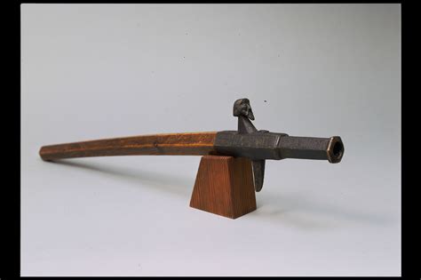 century hand cannon early firearm   moerkoe  sweden