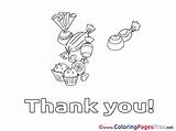 Coloring Thank Pages Candies Sheet Title sketch template