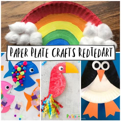 paper plate crafts  kids   ages red ted art kids crafts
