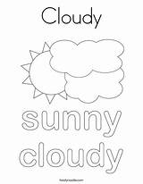 Coloring Cloudy Clouds Print Favorites Login Add sketch template