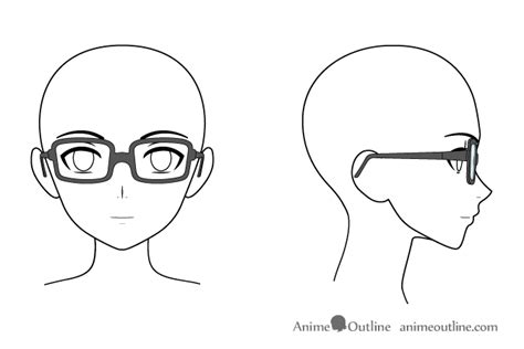 How To Draw Anime And Manga Glasses Animeoutline