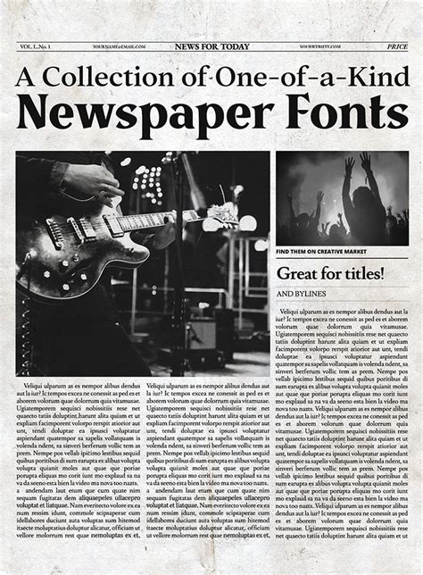 collection     kind newspaper fonts lettering blog marketing typography fonts