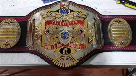 introducing   united tv championship belt alliance wrestlingcom