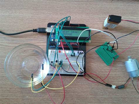 arduino water level sensor controller indicator