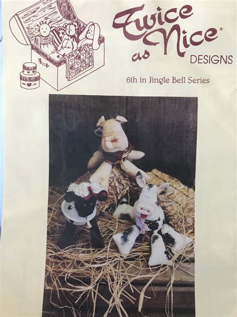 Barnyard Bellies 6th In Jingle Bell Series Twice As Nice Designs No
