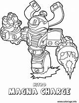 Coloriage Swap Skylanders Magna Nitro sketch template