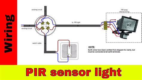 motion sensor light wiring diagram