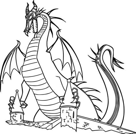 disney coloring pages aurora maleficent dragon cartoon coloring pages