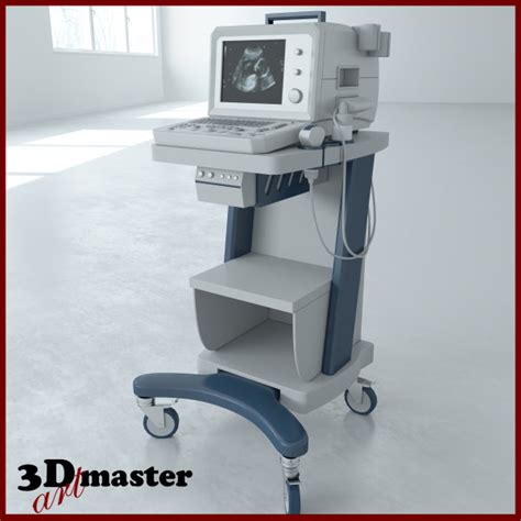 medical ultrasound machine turbosquid