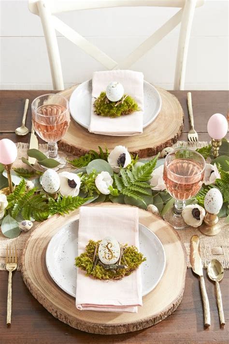 easy easter table decorations  centerpieces