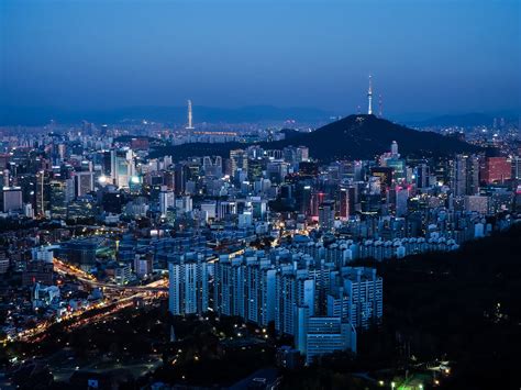 seouls  nighttime viewpoints south korea