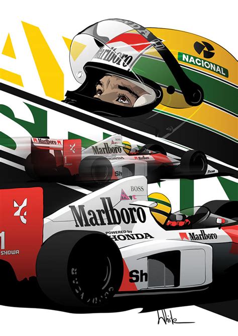 Ayrton Senna Poster On Behance