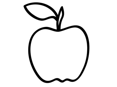 coloring apple worksheets  preschool thekidsworksheet