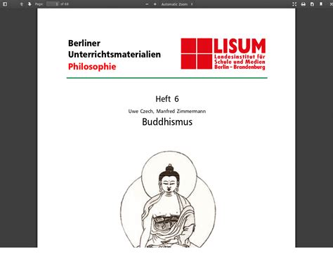 buddhismus berliner unterrichtsmaterialien philosophie