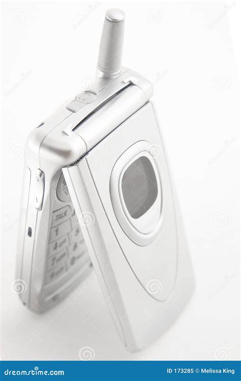silver cellular phone stock image image  cellular contact