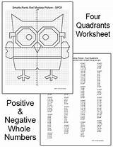 Graphing Coordinate Mystery Ordered Pairs Math Halloween Reindeer Penguin Activity Owl Christmas St Bee Flower Four Quadrants Quadrant First Butterfly sketch template