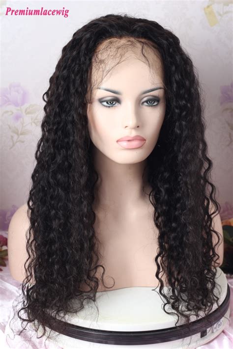 Silk Top 24inch Glueless Full Lace Human Hair Wig Malaysian Loose Wave