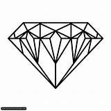 Diamond Coloring Pages Drawing Diamant Ring Diamonds Line Draw Painting Color Printable Colouring Clipart Various 3d Shapes Shape Template Tracing sketch template
