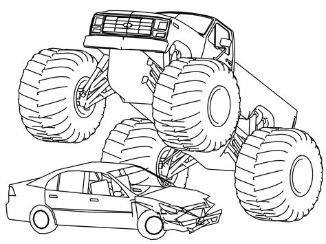 monster truck coloring pages coloringrocks sketch coloring page
