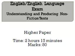 englishenglish language exam powerpoint