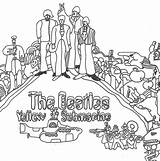 Beatles Coloring Submarine Yellow Pages Printable Book Adult Color Mandala Google Birthday Sheets Kids Battleship Clipart Template Search Getcolorings Popular sketch template