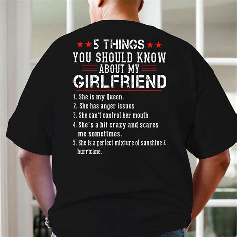 5 things you should know about my girlfriend awesome t for etsy