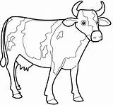 Cows Horns sketch template