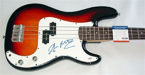 sex pistols glen matlock autographed signed bass guitar