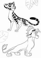 Guard Lion Kion Fuli Coloring Pages Fun Kids sketch template