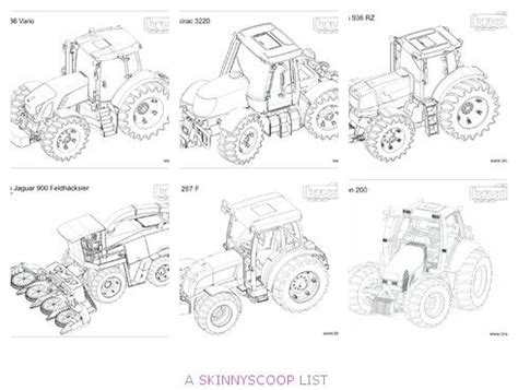 bruder tractor coloring pages jamolicious pinterest tractor