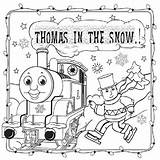 Coloring Christmas Pages Thomas Train Printable Kids Friends Tank Engine Colouring Snow Preschool Skating Ice Worksheets Religious Color Winter Getcolorings sketch template