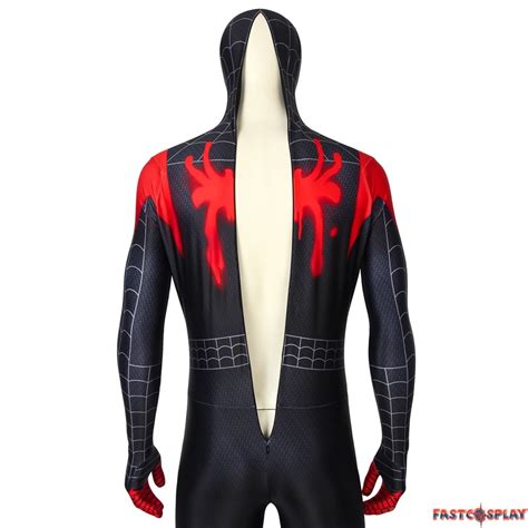 Spider Man Into The Spider Verse Miles Morales Zentai 3d Jumpsuit