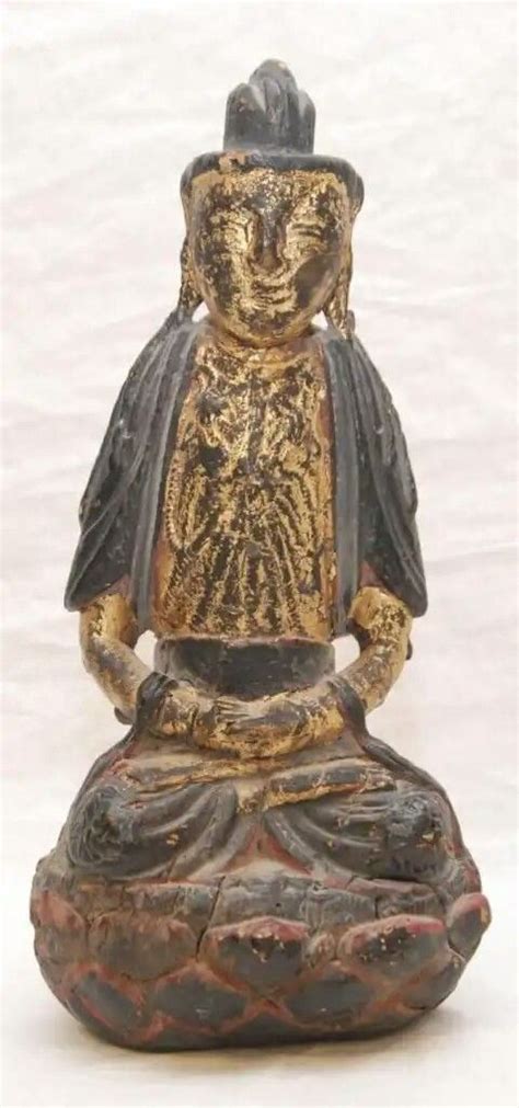 yuan dynasty wooden lacquered gilt buddha buddha buddha statue statue