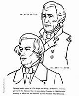 Coloring Taylor Zachary Fillmore Millard Pages Facts President Patriotic Printing Help American Presidents Raisingourkids sketch template