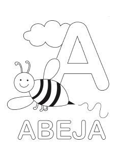 spanish alphabet coloring pages upper lowercase preschool spanish