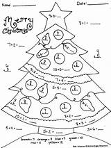 Christmas Grade Worksheets Math 1st Addition First Activities Coloring Worksheet Pages Printable Work Number Sheets Fun Maths Kids Multiplication Games sketch template