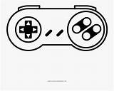 Snes Nintendo Game Joystick Switch Gamepad Ausmalbild Entretenimiento Controllers Controles Pngwing Coloringhome sketch template