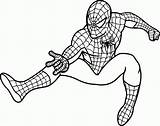 Coloring Pages Spiderman Spider Man Clipart Kids Printable Library Ultimate Clip sketch template