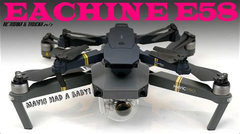 eachine  wifi fpv attitude hold drone review baby dji mavic clone youtube
