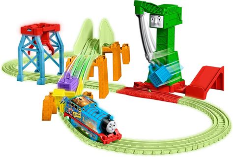 thomas friends trackmaster hyper glow night delivery track set