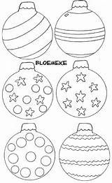 Kerstballen Kinderen Hobbyhoekje Ornament Kerst Knutselen sketch template