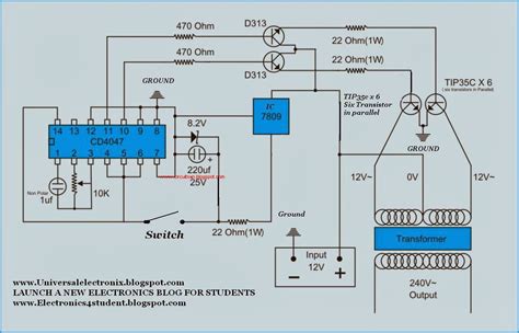 power inverter wiring diagram cadicians blog