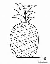 Pineapple Coloring Pages Kids Drawing Printable Print Template Color Easy Dna Fruit Stencil Sheet Sheets Online Hellokids Keyboard Piano Book sketch template