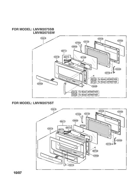 lg model lmvmst microwavehood combo repair replacement parts