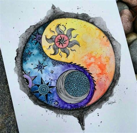 pin  sarah hicks  tattoo yin  art art celestial art