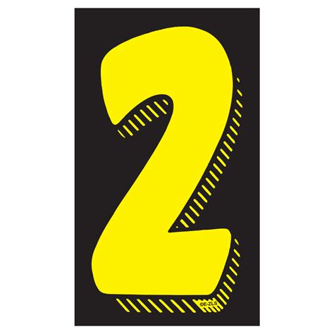 black yellow numbers auto visuals