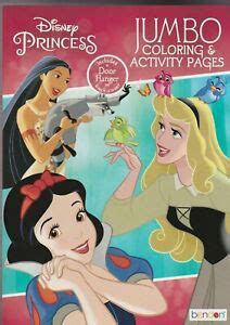 brand  disney princess jumbo coloring activity book color fast