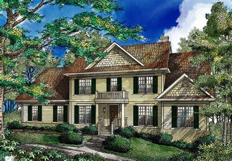 traditional colonial home gg architectural designs house plans